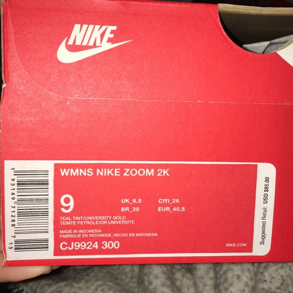 Nike Zoom 2K Sneakers Women’s 9 NWT - Picture 4 of 6